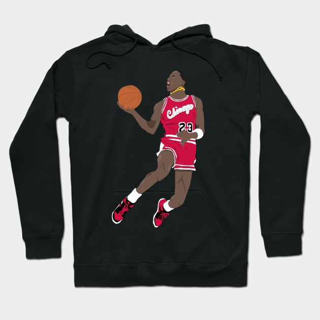 Michael Jordan 1985 Dunk Contest Hoodie by WalkDesigns